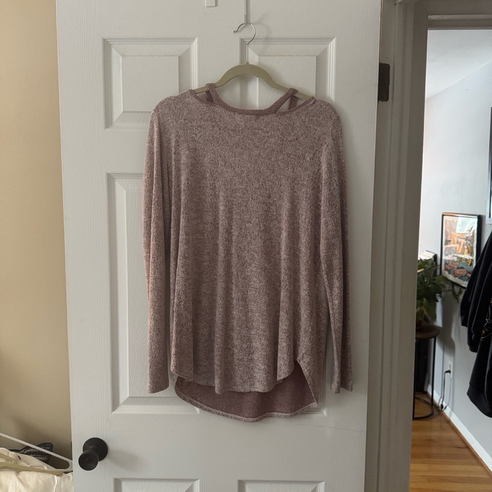 Cherish Mauve Long Sleeve Top